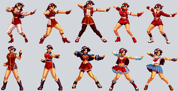 the king of fighters 98 sprites