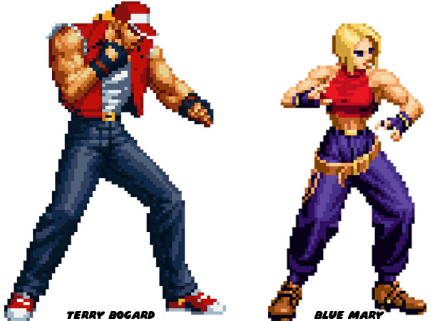The King of Fighters and The Simple Design of Its Characters