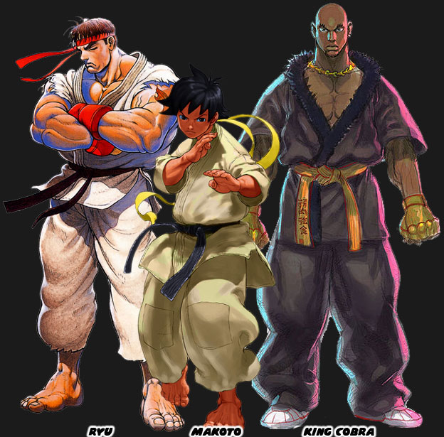 Street Fighter II - Blanka Key Master Setup - Timeless Cel Gallery