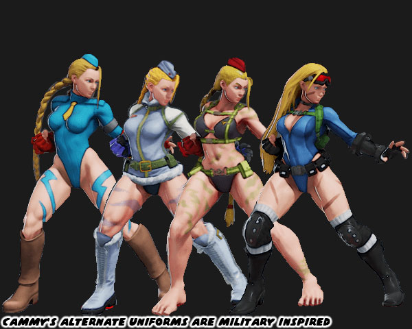 News flash: Cammy from Super Street Fighter IV has a flexed